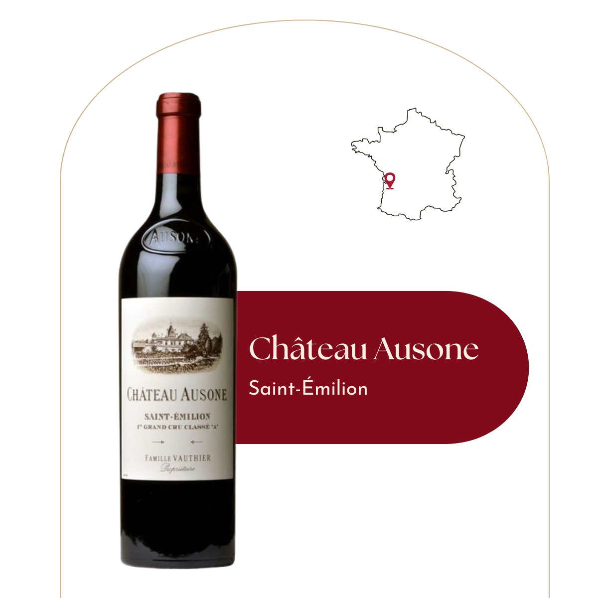Château Ausone - Caisse bois 6 bouteilles