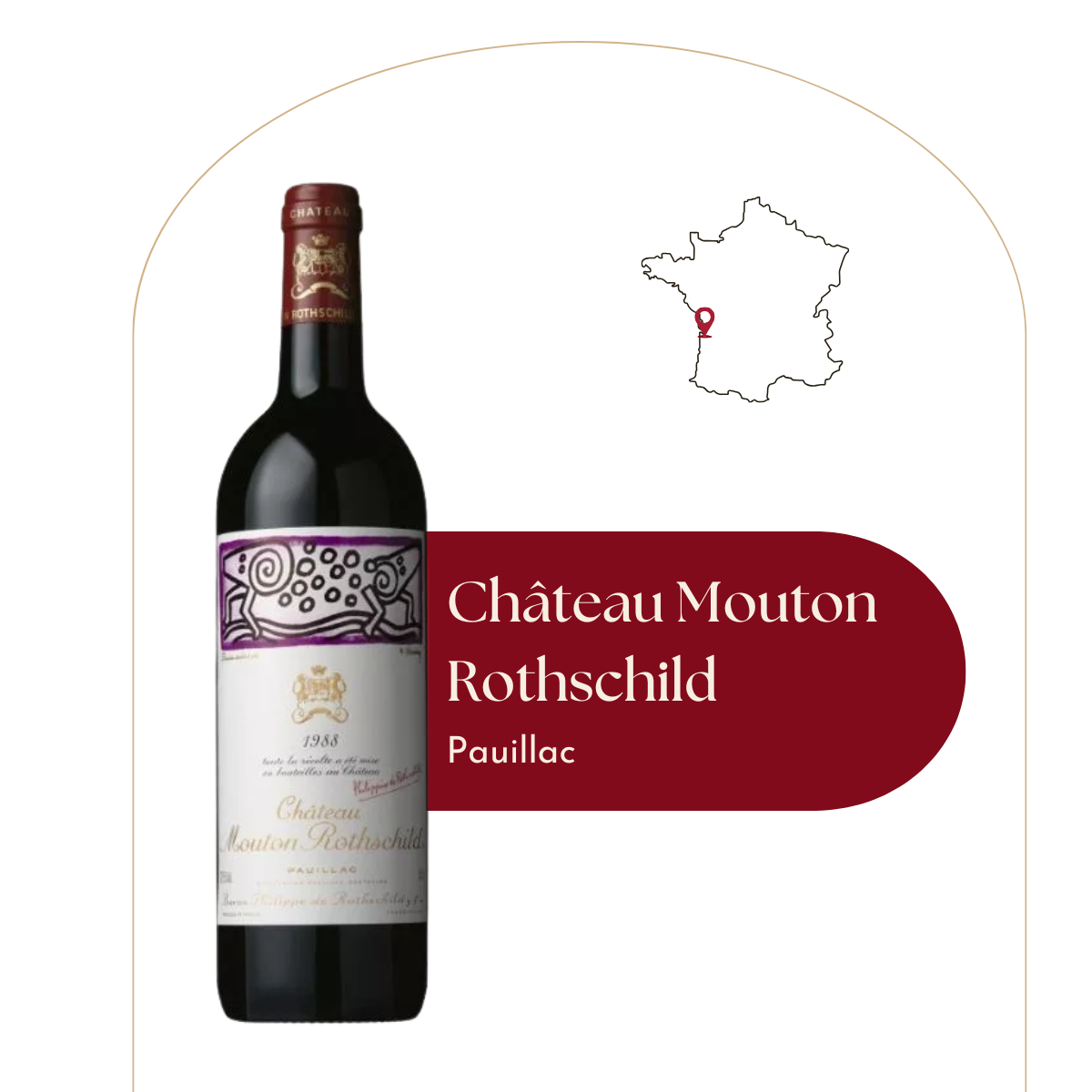 Château Mouton Rothschild - Caisse bois de 6