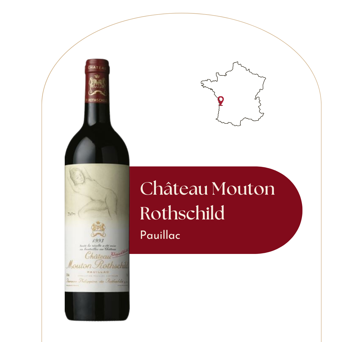 Château Mouton Rothschild - Caisse bois de 6