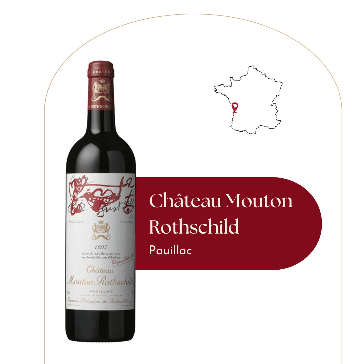 Château Mouton Rothschild - Caisse bois de 6