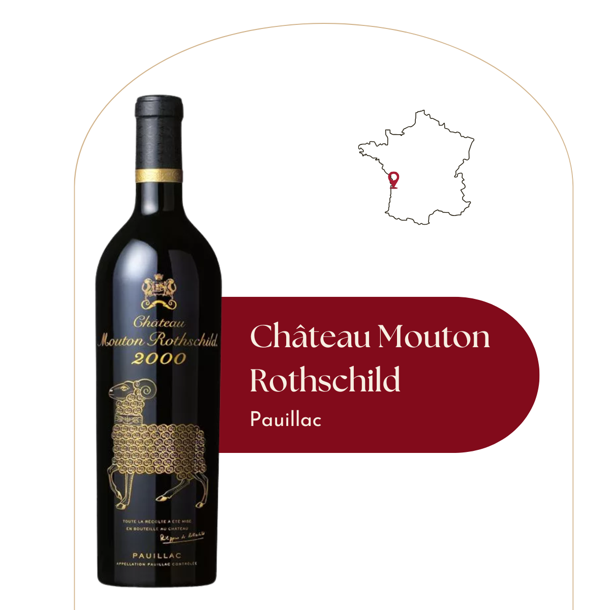 Château Mouton Rothschild - Caisse bois de 6