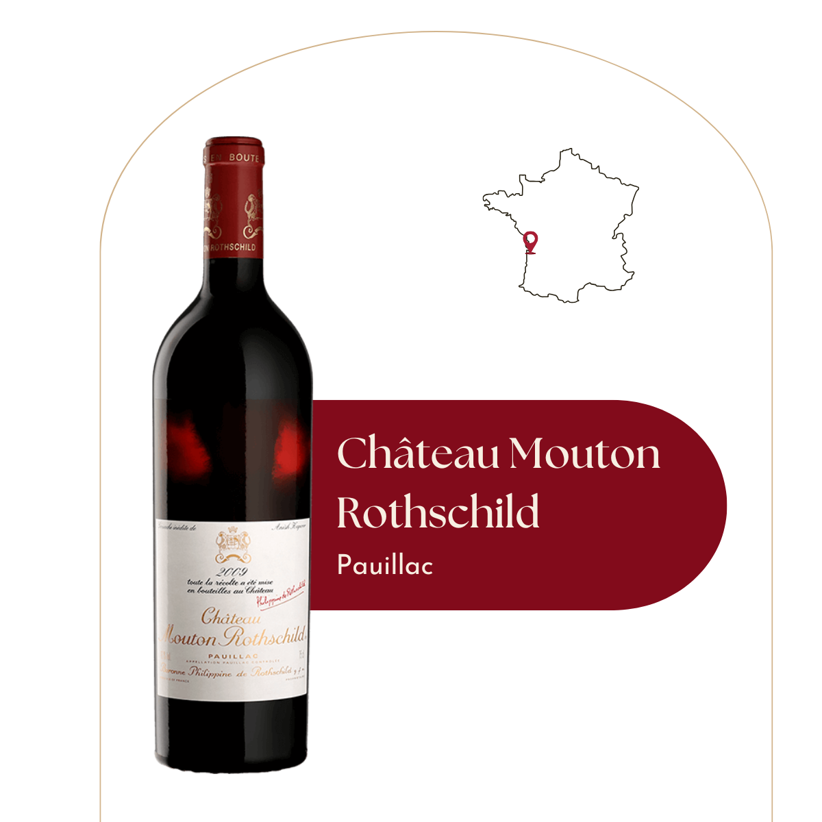 Château Mouton Rothschild - Caisse bois de 6