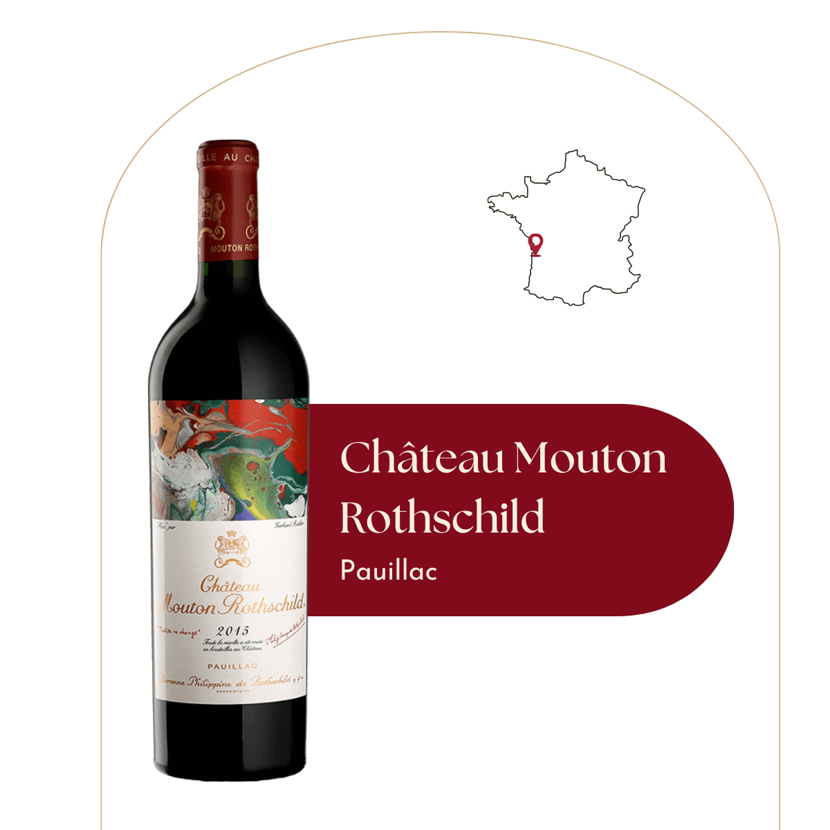 Château Mouton Rothschild - Caisse bois de 6