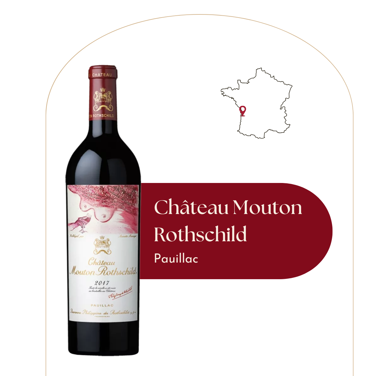 Château Mouton Rothschild - Caisse bois de 6