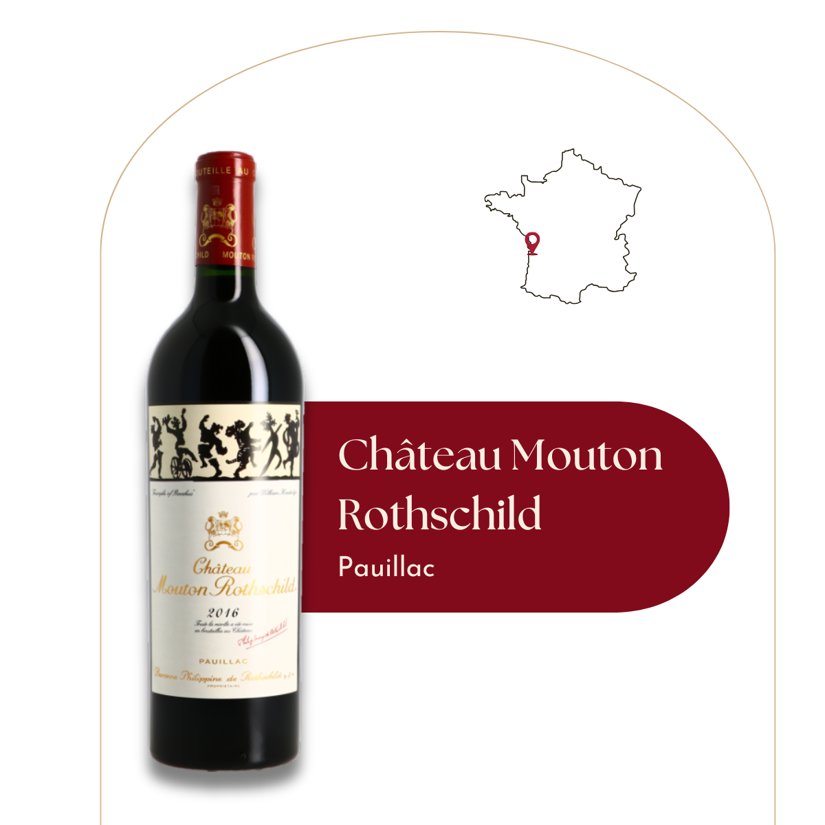 Château Mouton Rothschild - Caisse bois de 6