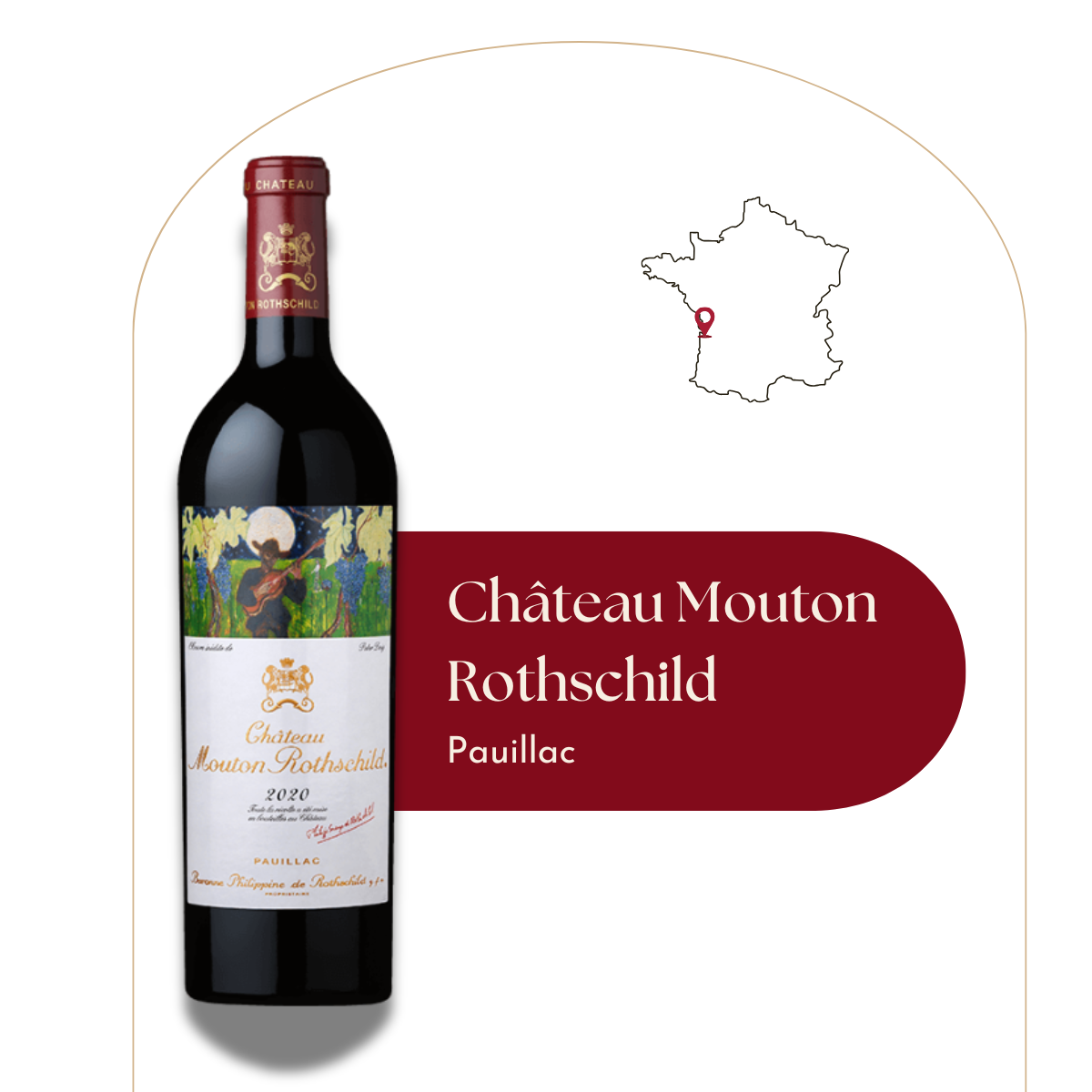 Château Mouton Rothschild - Caisse bois de 6